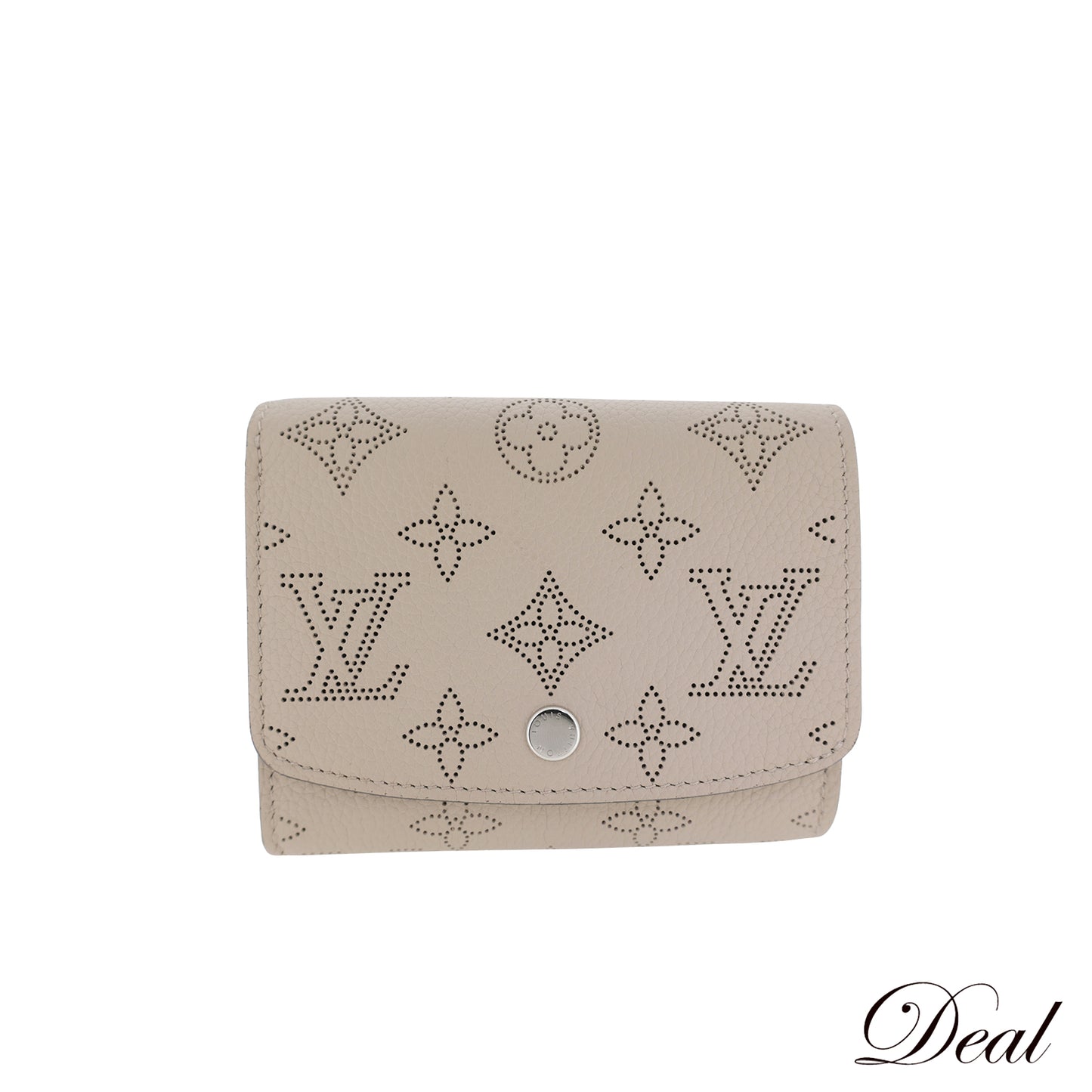 美品 LOUIS VUITTON ルイ・ヴィトン ポリトフォイユ イリス コンパクト M62542 モノグラムマヒナ ガレ ベージュ レディース 二つ折り財布
LV