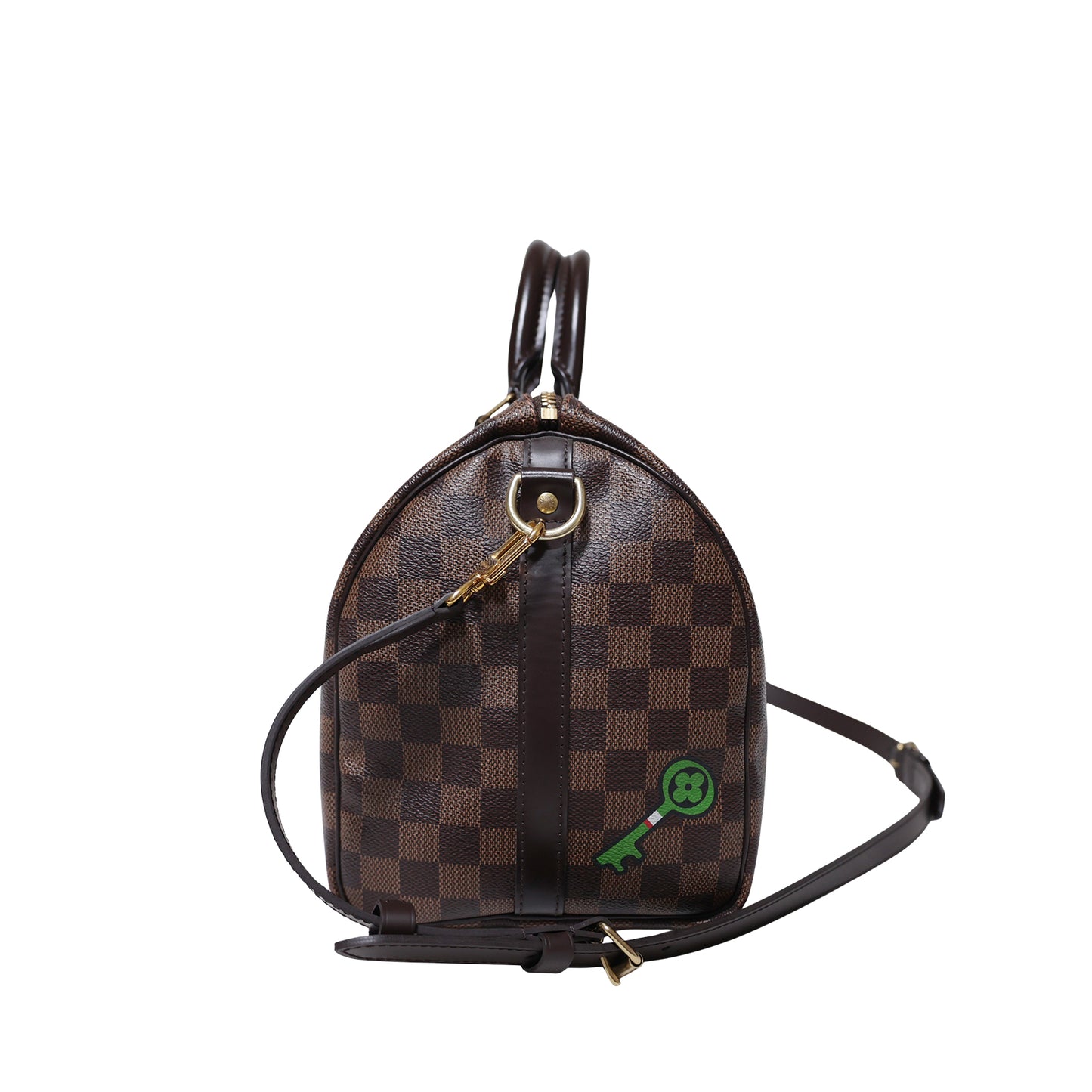 LOUIS VUITTON ルイ・ヴィトン スピーディー バンドリエール30 ダミエ LVストーリーズパッチーズ N40060 2way ショルダー ブラウン レディース ハンドバッグ
LV