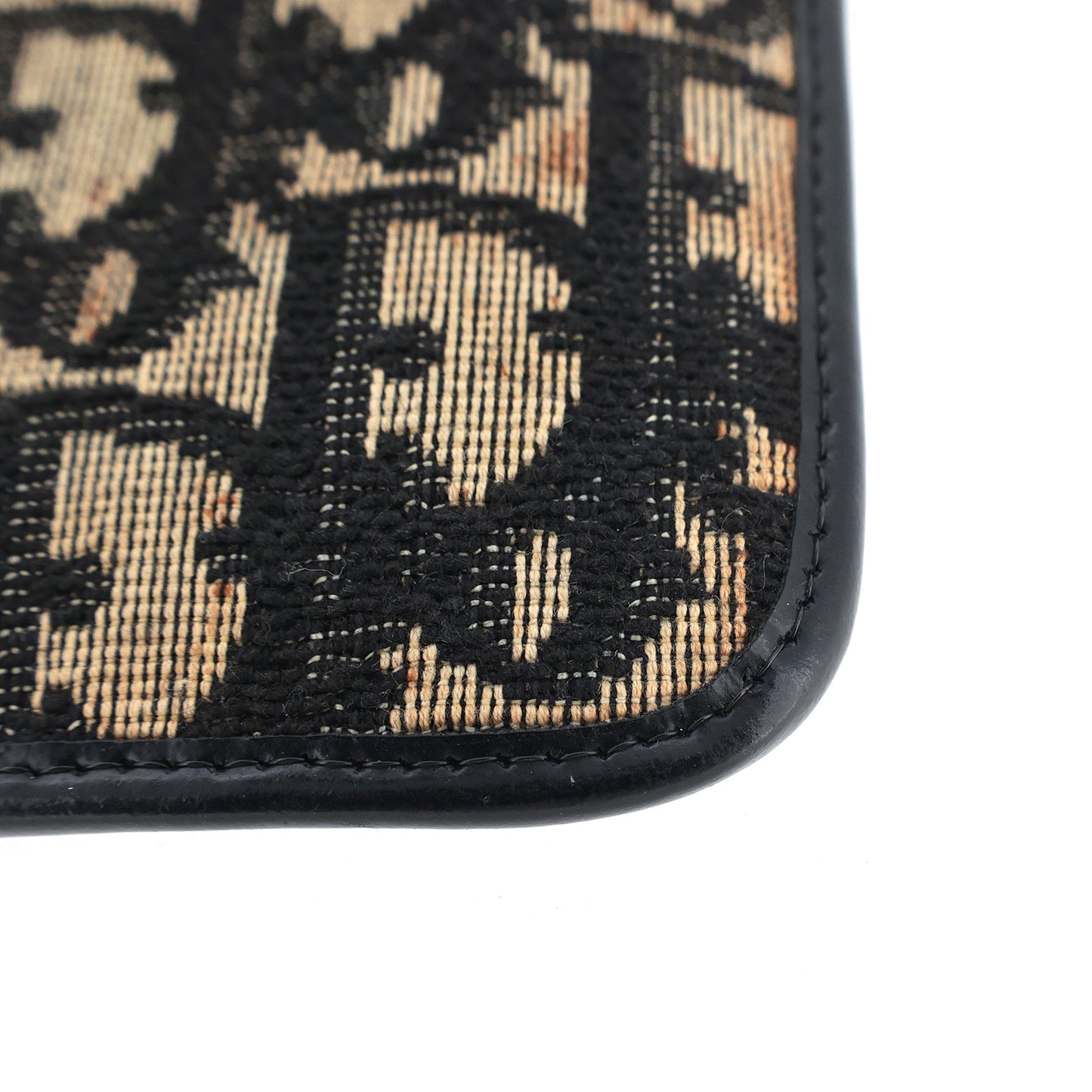 ヴィンテージ DIOR ディオール トロッター チェーン ネイビー レディース ポーチ