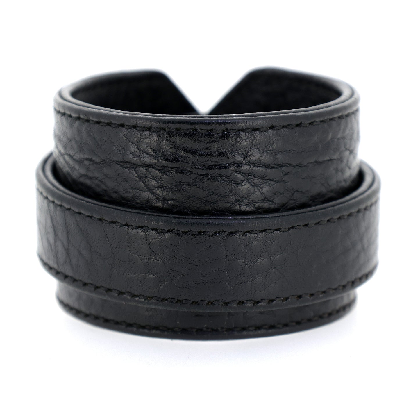 CHROME HEARTS クロムハーツ ロックンロール タイニー レザー ブラック メンズ ブレスレット