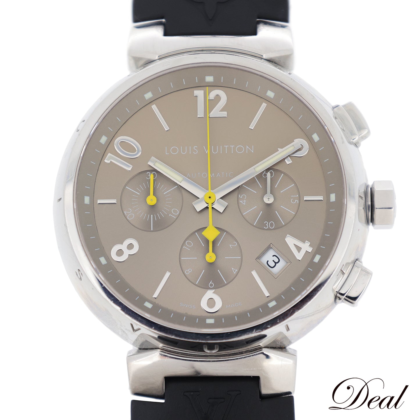 LOUIS VUITTON ルイ・ヴィトン タンブール クロノ Q1122 メンズ 腕時計
LV