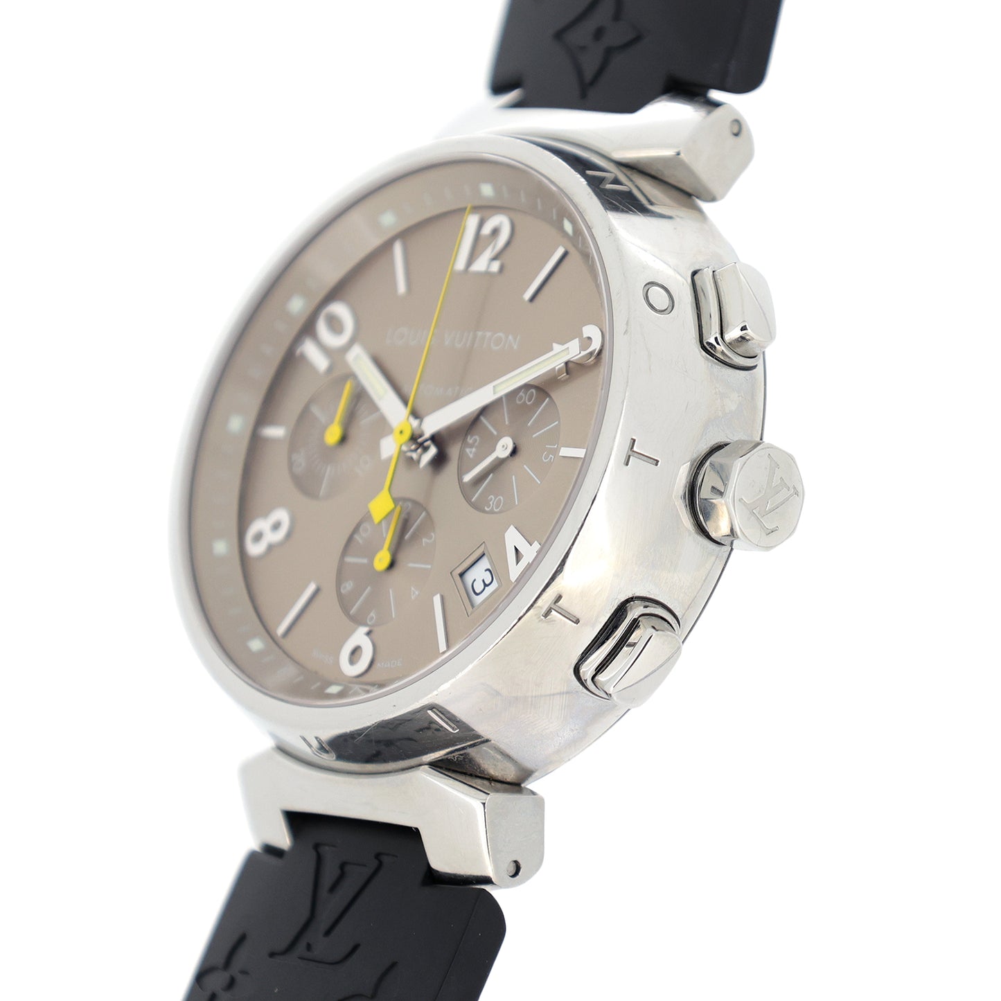 LOUIS VUITTON ルイ・ヴィトン タンブール クロノ Q1122 メンズ 腕時計
LV