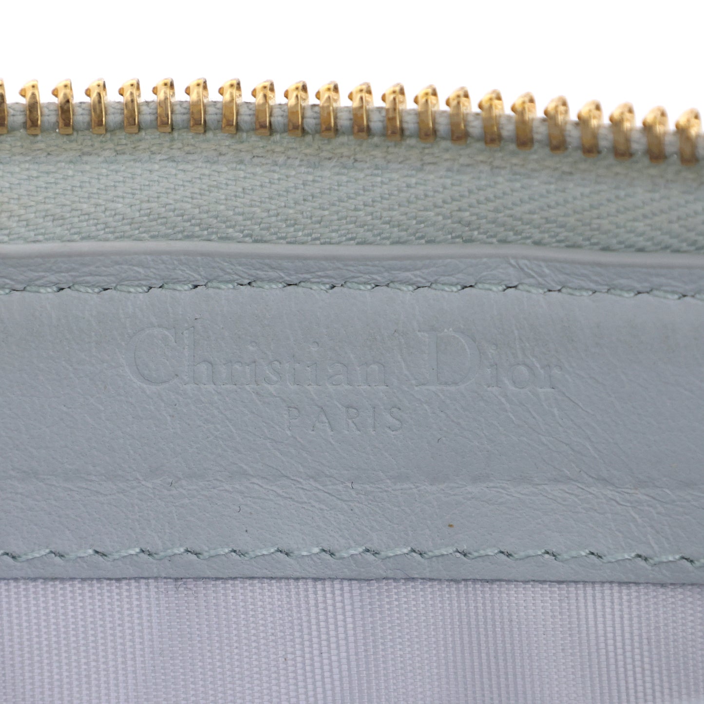 DIOR ディオール カナージュ 33-MA-0253 ブルー レディース 長財布