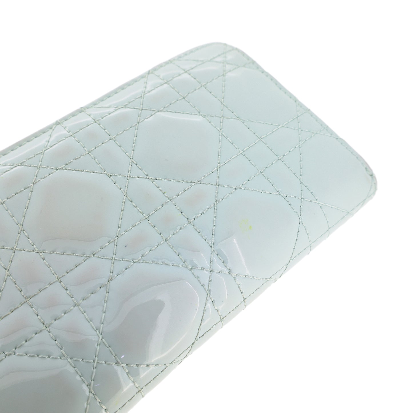 DIOR ディオール カナージュ 33-MA-0253 ブルー レディース 長財布