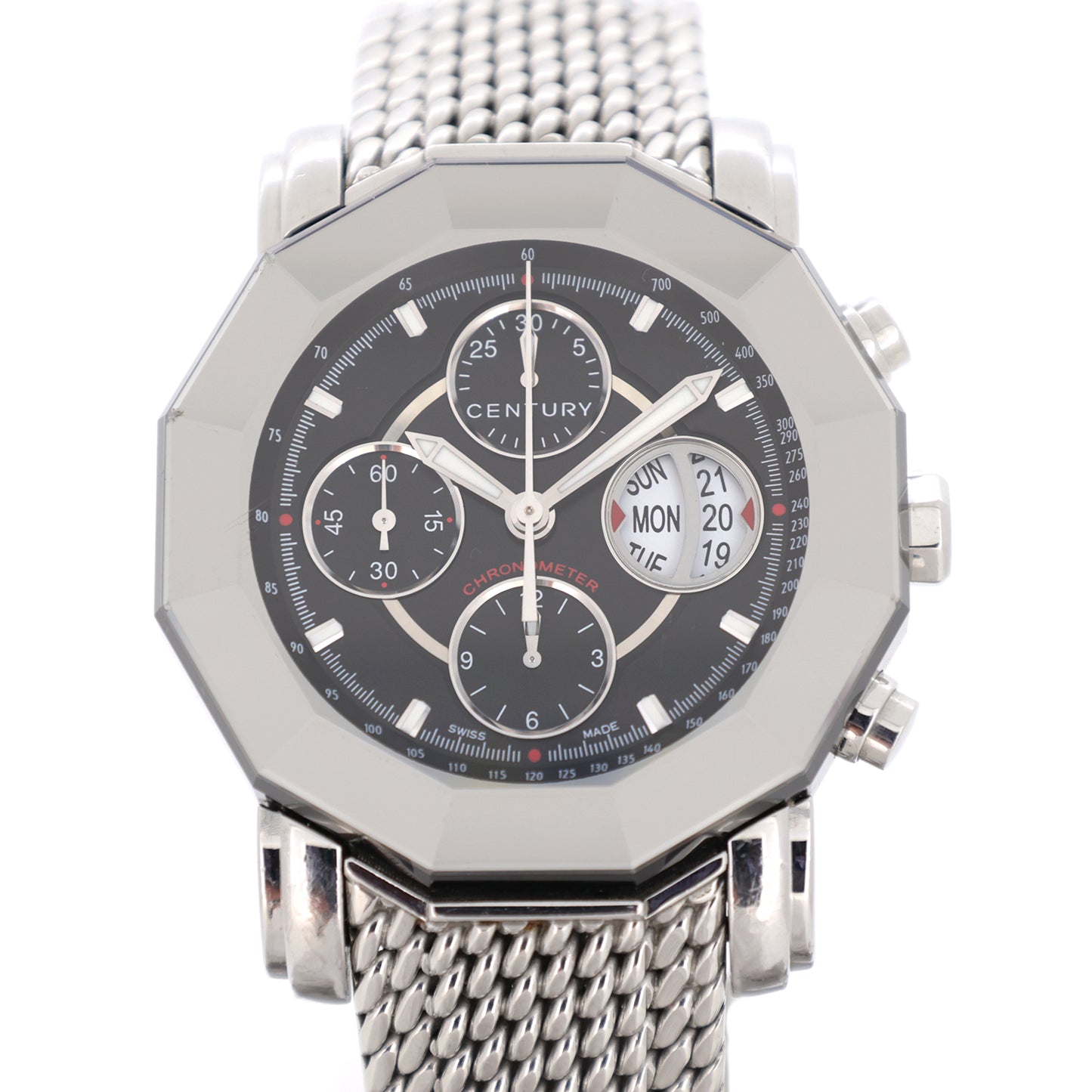 CENTURY センチュリー プライムタイム クロノグラフ エゴス デイ&デイト 606.7.D.50D.12.SM メンズ 腕時計
