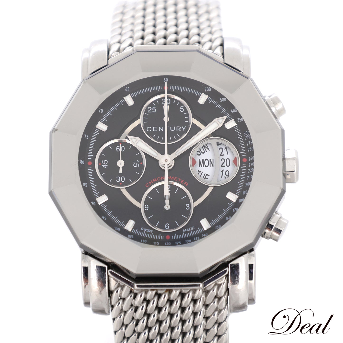 CENTURY センチュリー プライムタイム クロノグラフ エゴス デイ&デイト 606.7.D.50D.12.SM メンズ 腕時計
