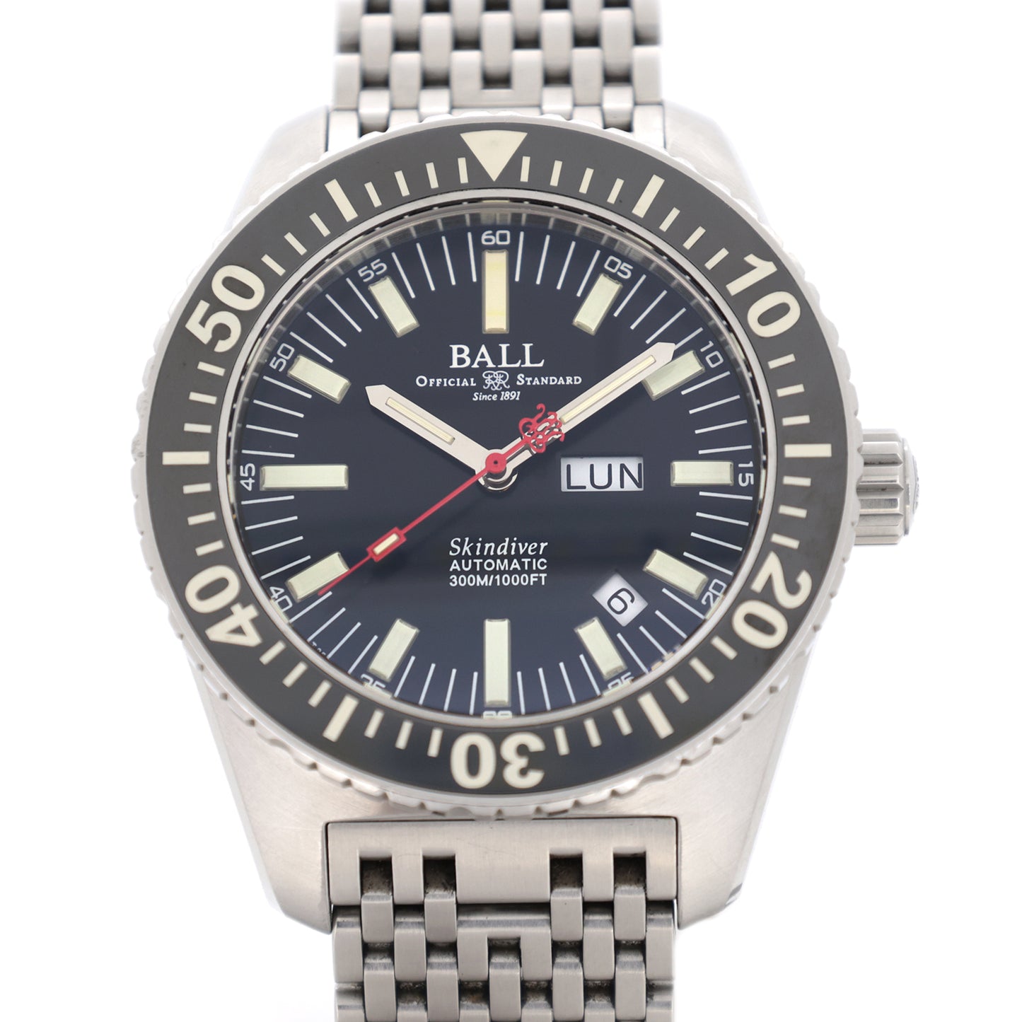 BALL WATCH ボールウォッチ エンジニアマスターll スキンダイバー DM2108A-SJ-BK メンズ 腕時計