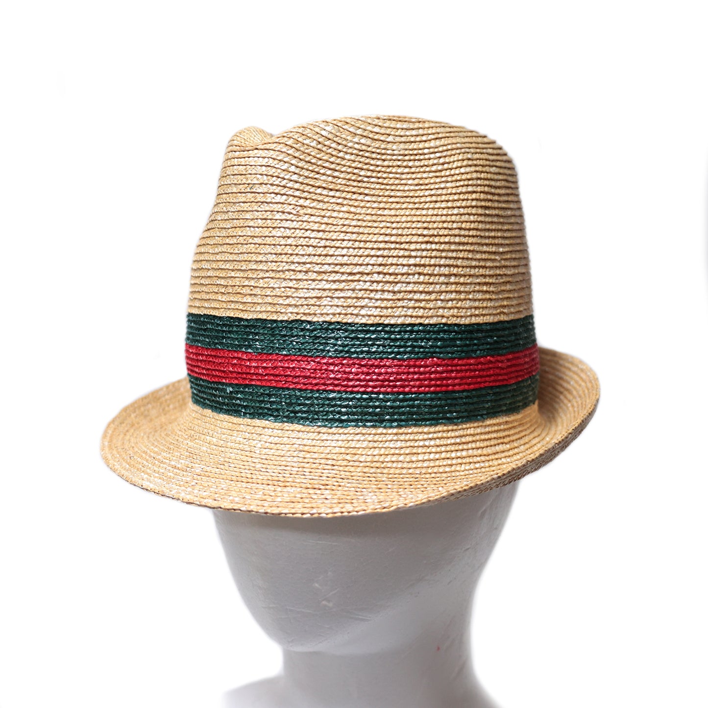 SALE GUCCI グッチ シェリーライン ストローハット 麦わら帽子 Lサイズ ユニセックス ベージュ メンズ 帽子