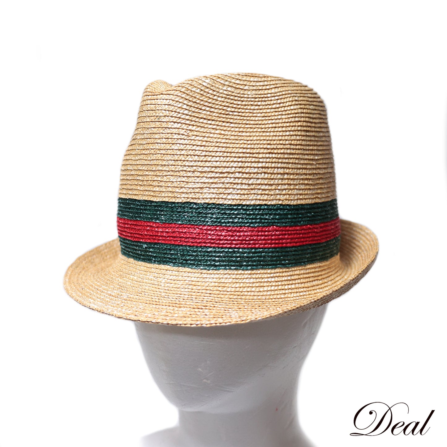 SALE GUCCI グッチ シェリーライン ストローハット 麦わら帽子 Lサイズ ユニセックス ベージュ メンズ 帽子