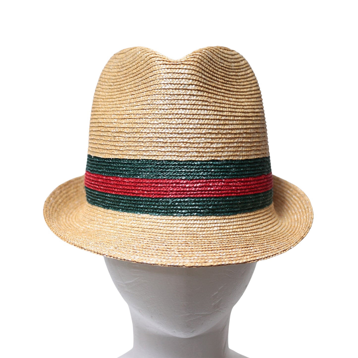 SALE GUCCI グッチ シェリーライン ストローハット 麦わら帽子 Lサイズ ユニセックス ベージュ メンズ 帽子