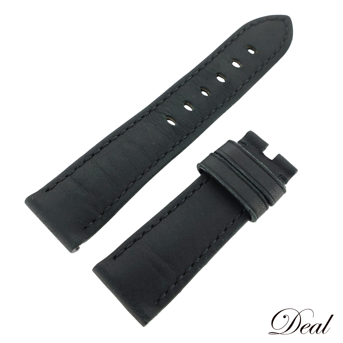 PANERAI パネライ 純正 レザーベルト ルミノール ドゥエ用 ブラック メンズ 時計ベルト
