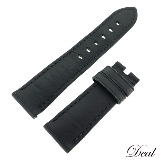 PANERAI パネライ 純正 レザーベルト ルミノール ドゥエ用 ブラック メンズ 時計ベルト