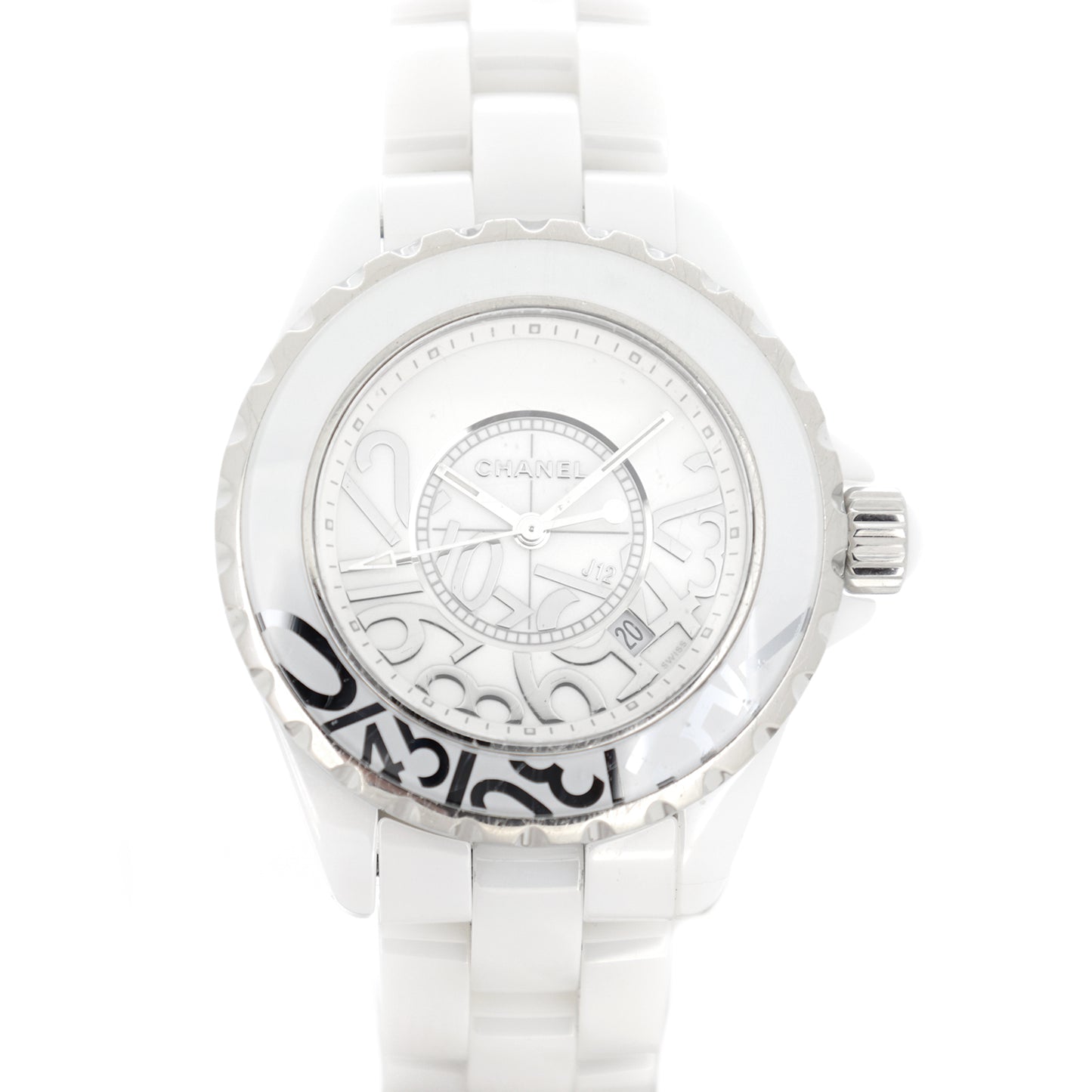 世界1200本限定 CHANEL シャネル J12 グラフィティ 33mm H5239 レディース 腕時計