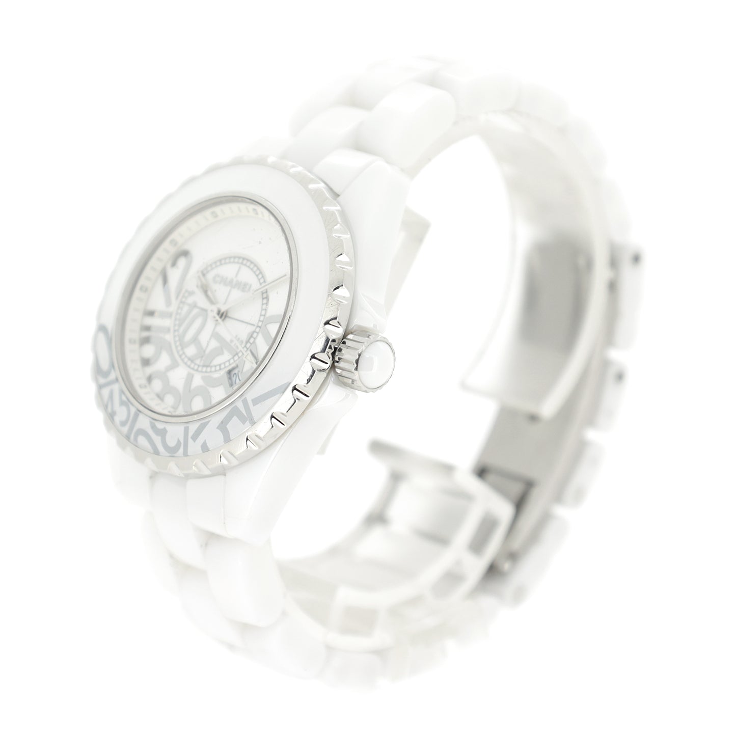 世界1200本限定 CHANEL シャネル J12 グラフィティ 33mm H5239 レディース 腕時計