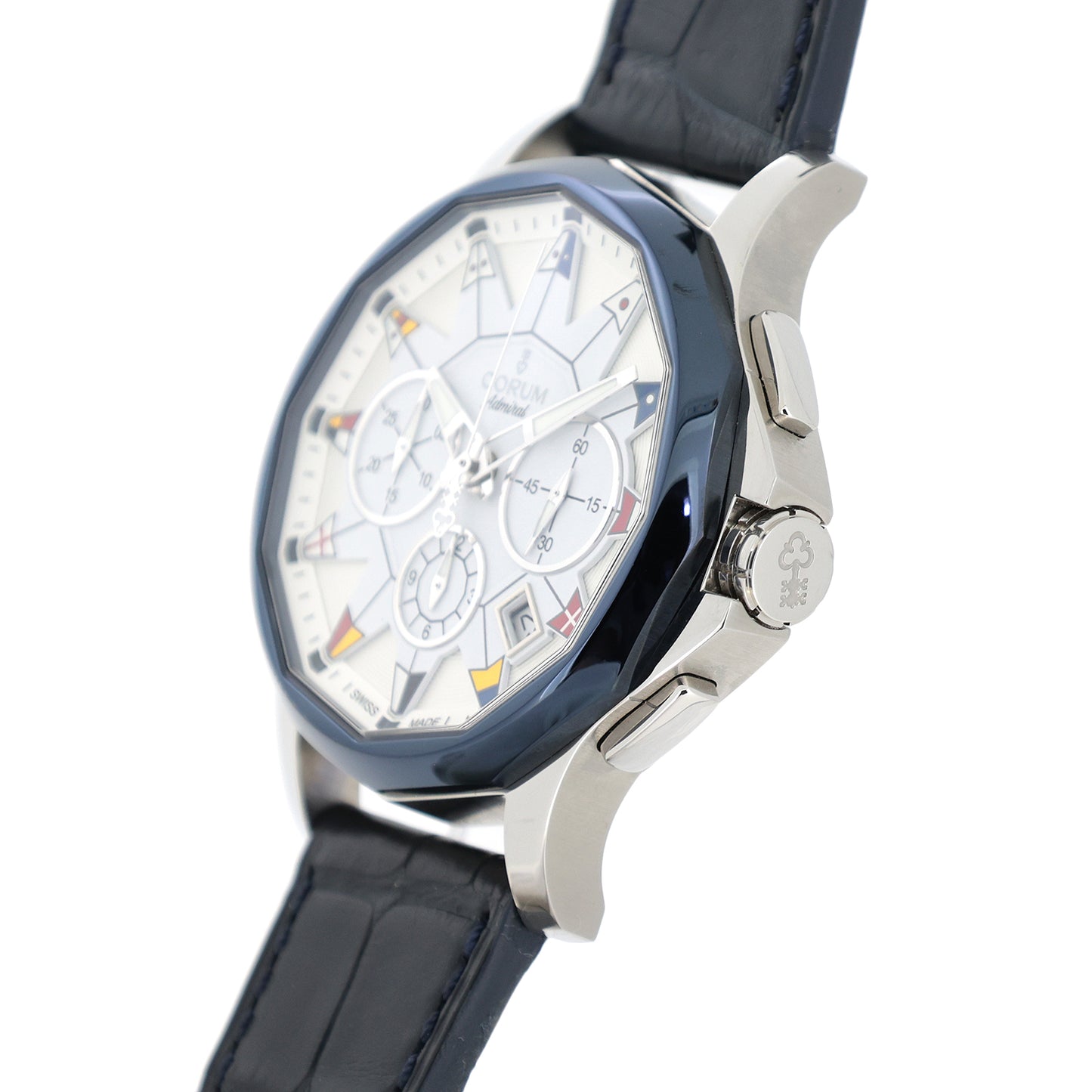 CORUM コルム アドミラルズカップ レジェンド42 クロノグラフ デイト 01.0096 メンズ 腕時計