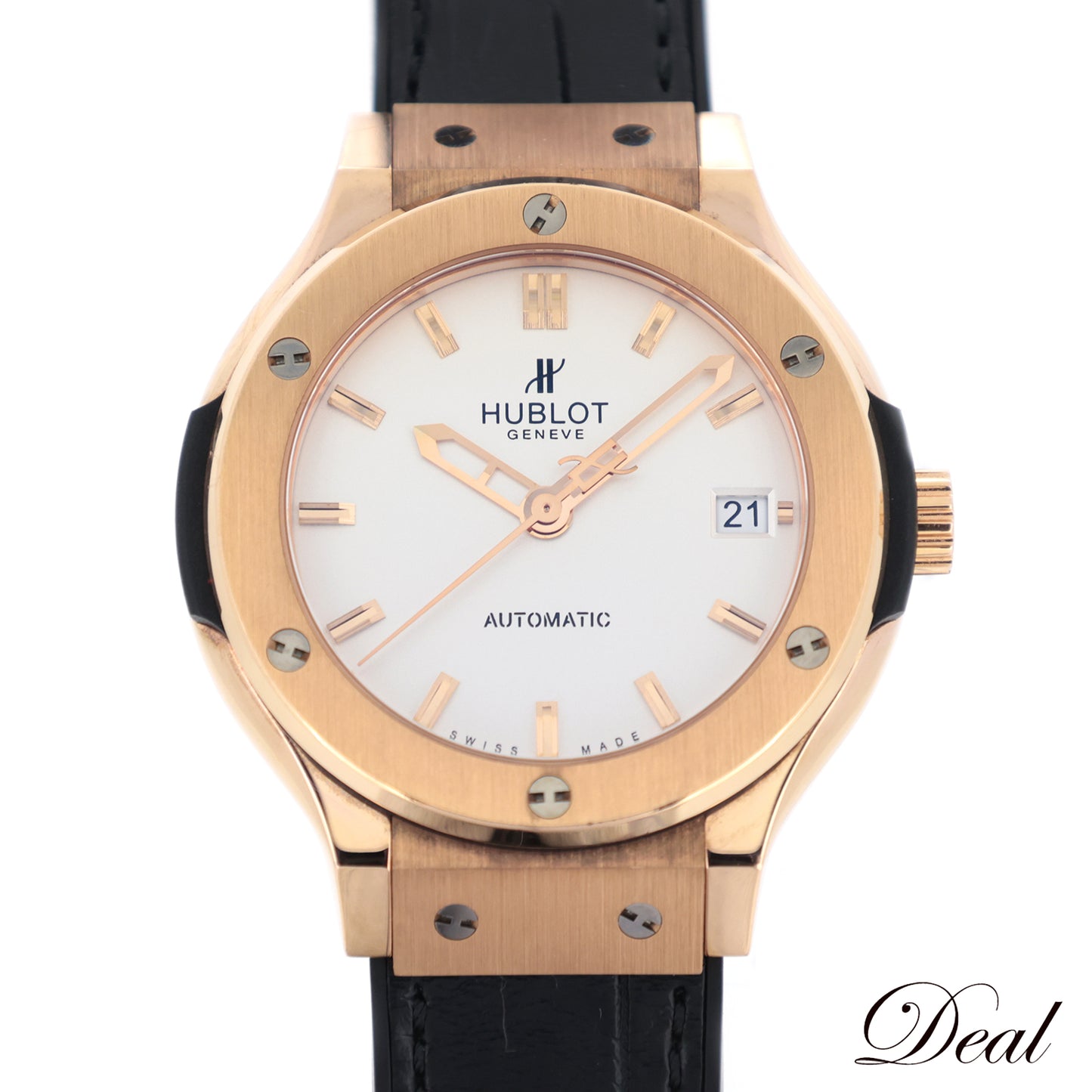 K18PG HUBLOT ウブロ クラシックフュージョン オパリン 565.OX.2610.LR メンズ 腕時計