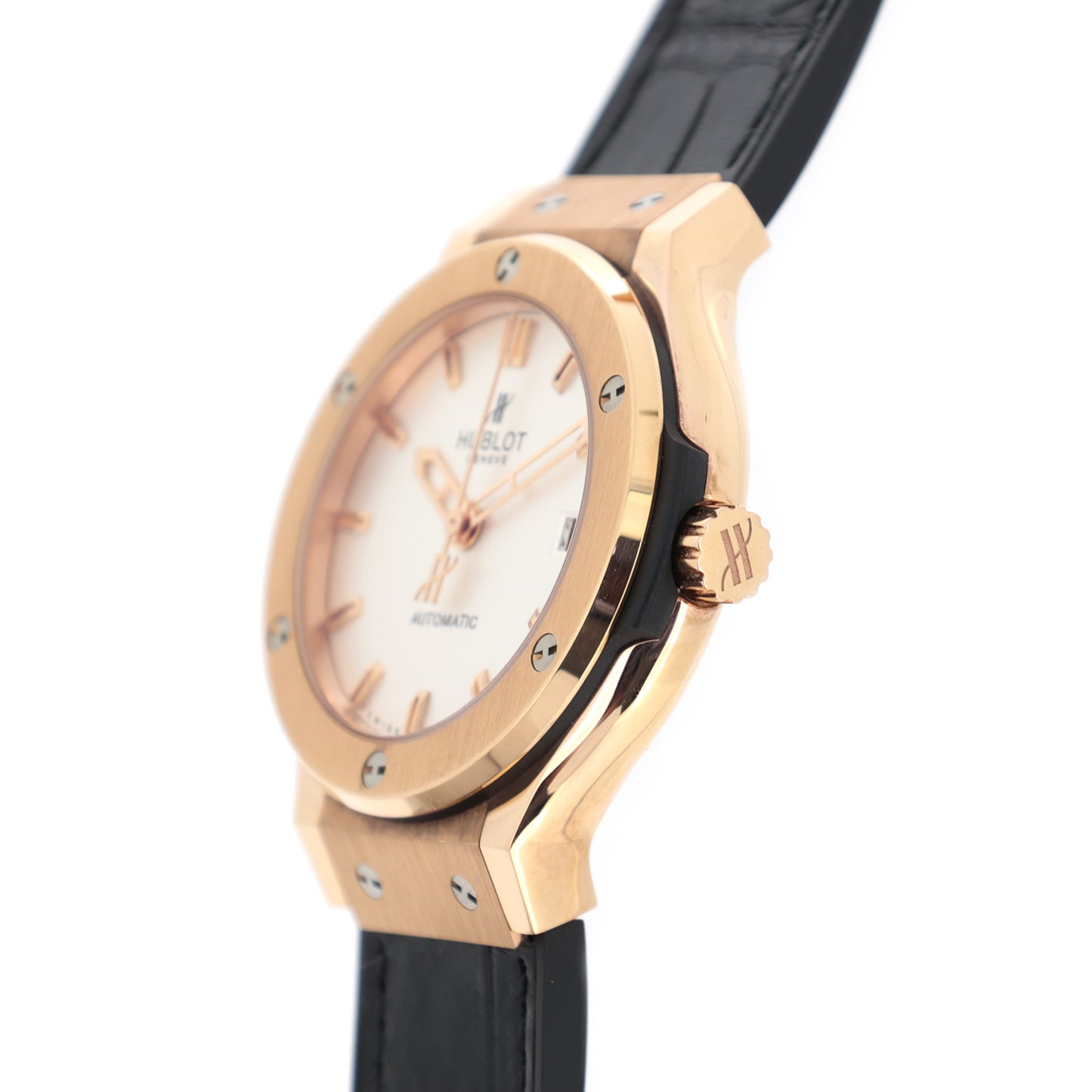 K18PG HUBLOT ウブロ クラシックフュージョン オパリン 565.OX.2610.LR メンズ 腕時計