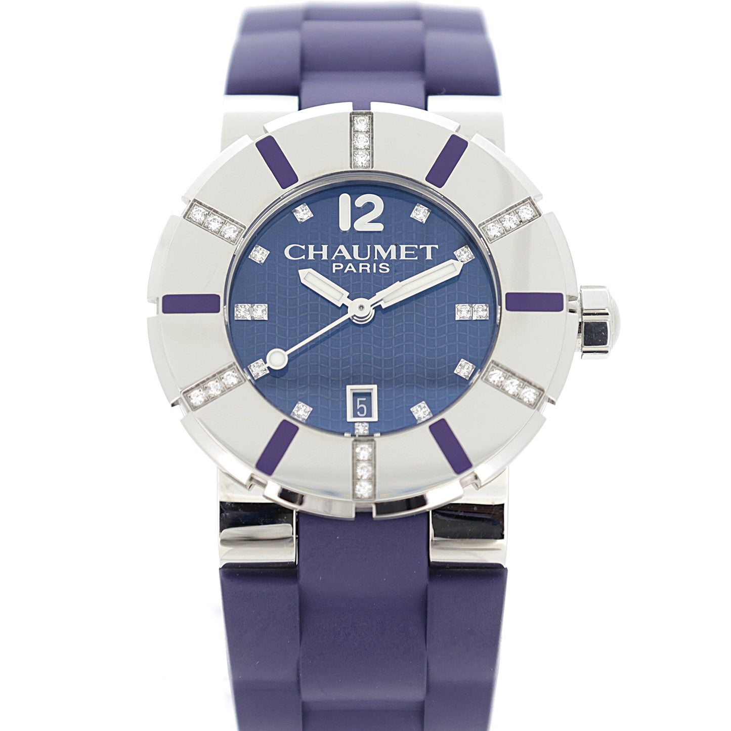 Chaumet ショーメ クラスワン デイト ベゼル インデックス ダイヤ 622C レディース 腕時計