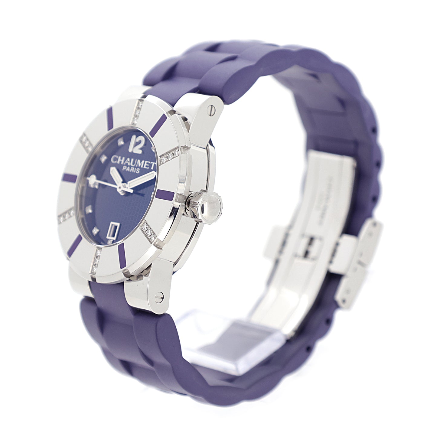Chaumet ショーメ クラスワン デイト ベゼル インデックス ダイヤ 622C レディース 腕時計