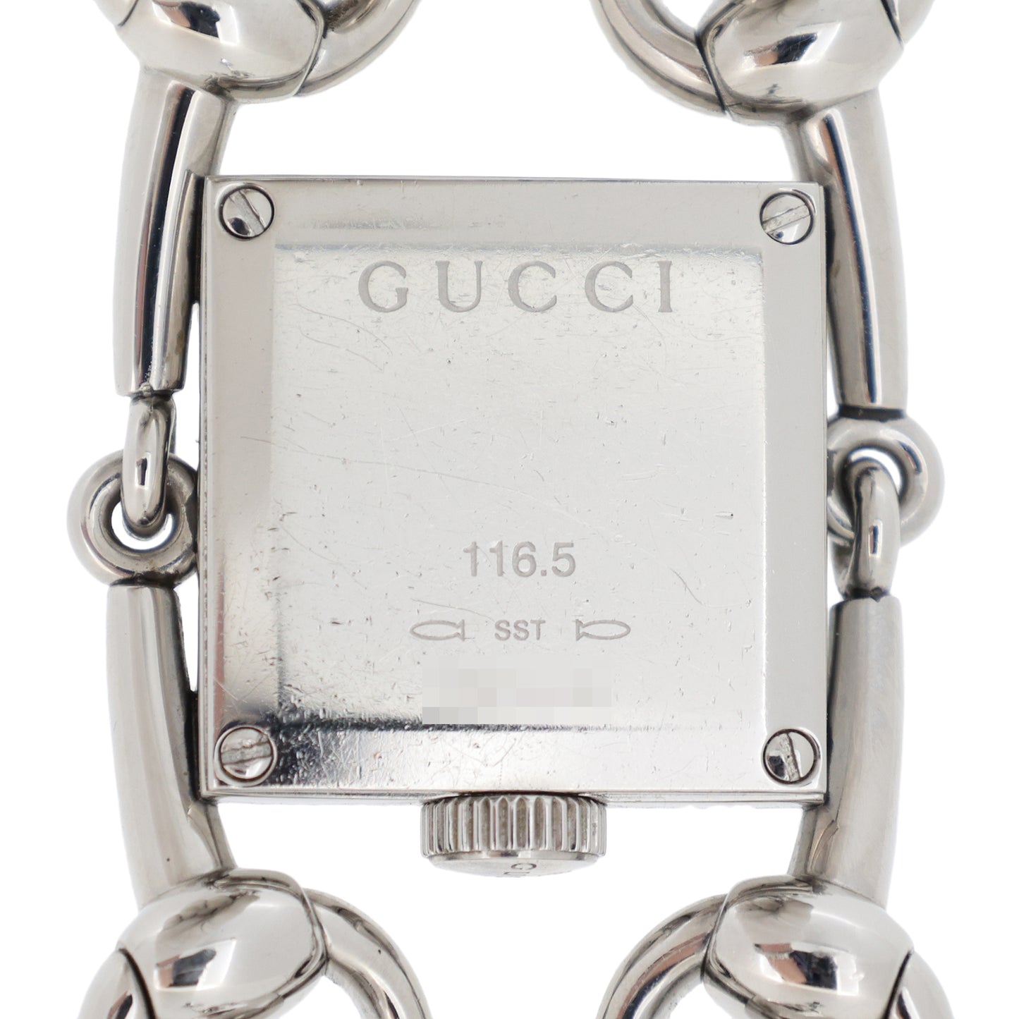 GUCCI グッチ シニョーリア 116.5 ブルーシェル文字盤 ブレス バンブー レディース 腕時計