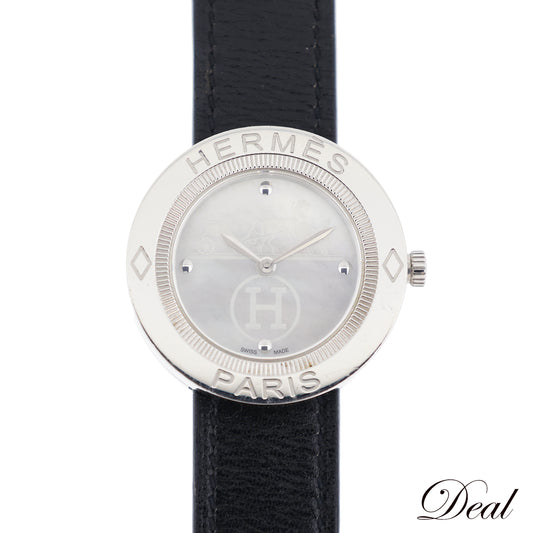 HERMES エルメス パスパス シェル クォーツ PP1.410 ボーイズ レディース 腕時計