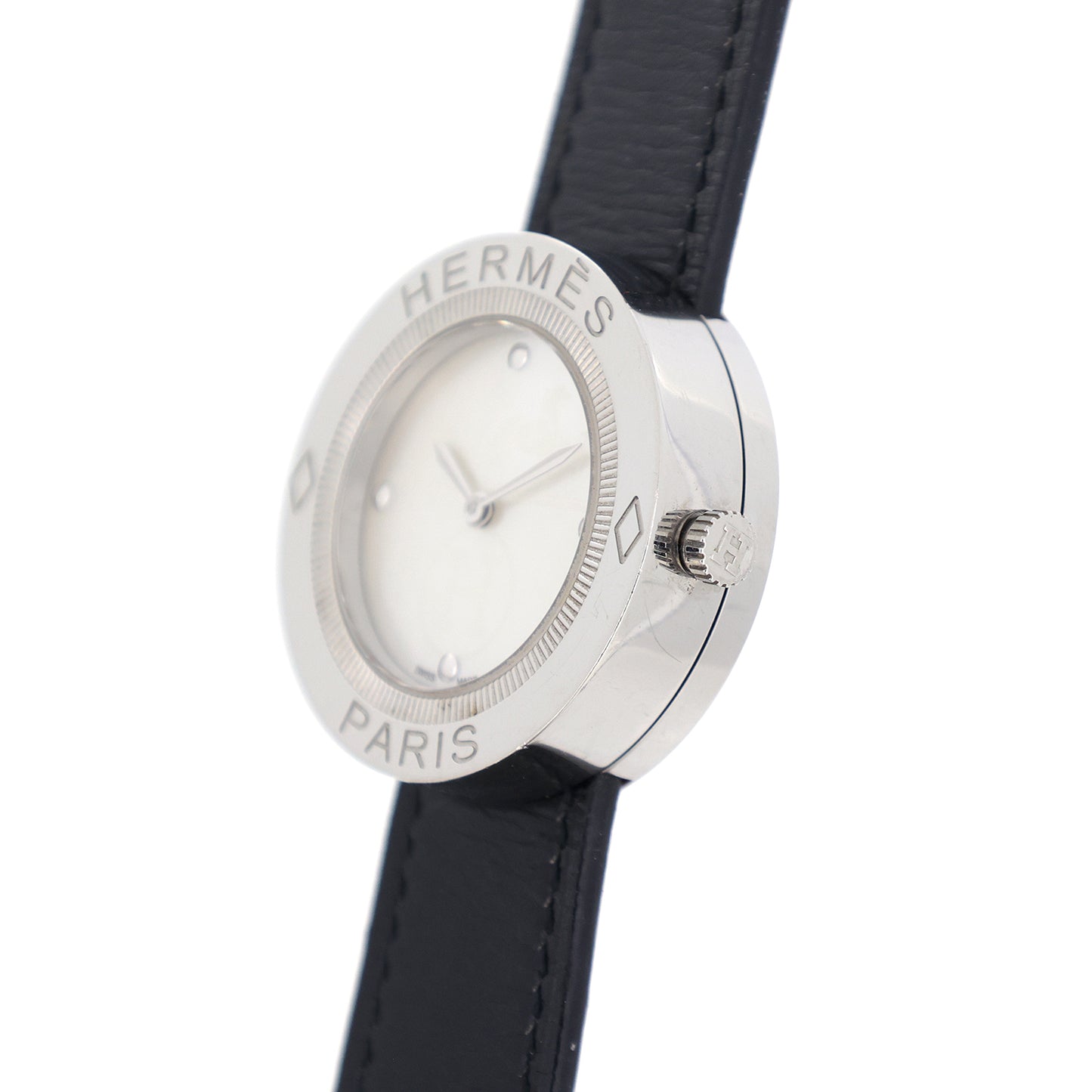 HERMES エルメス パスパス シェル クォーツ PP1.410 ボーイズ レディース 腕時計