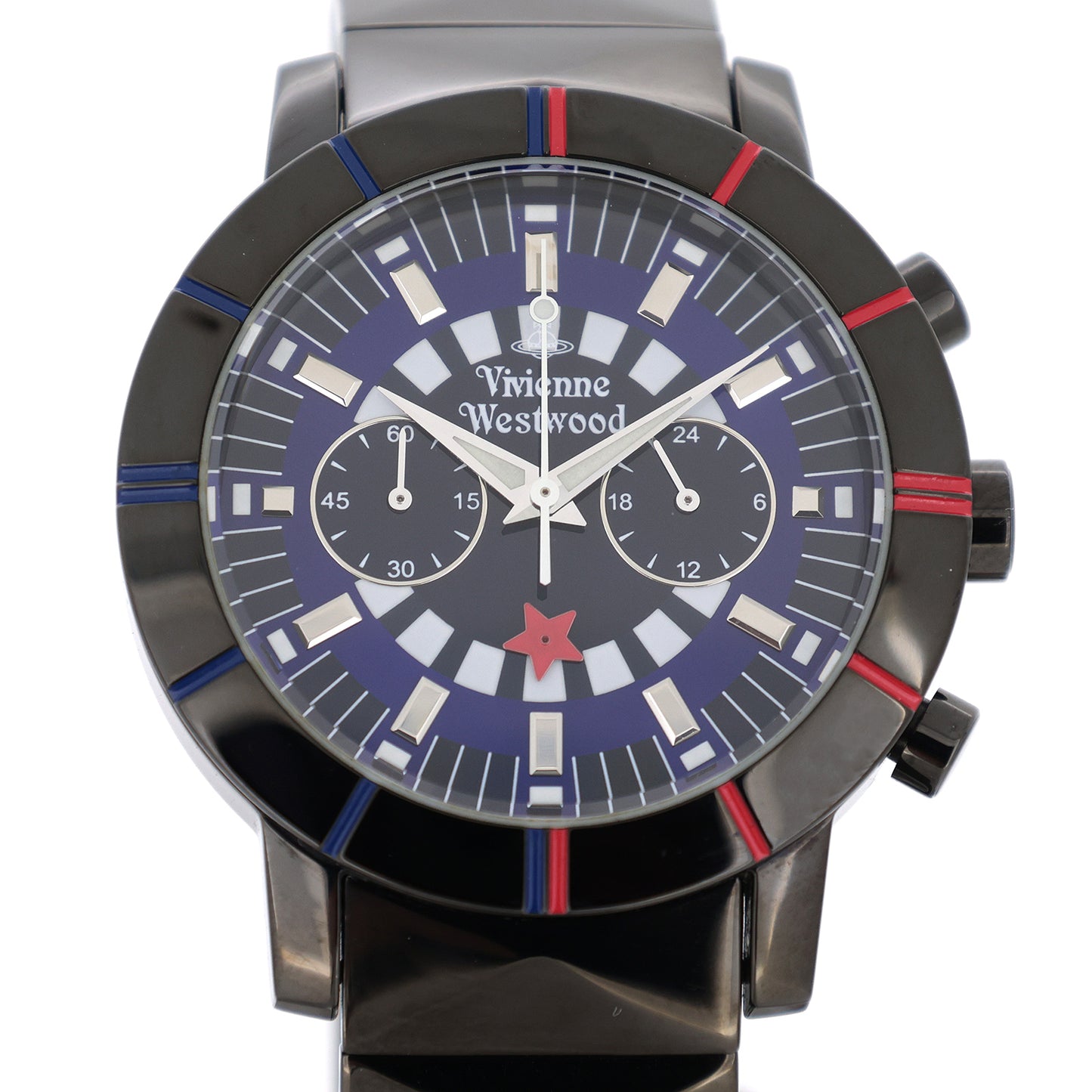 Vivienne Westwood ヴィヴィアンウエストウッド Mウォッチ BLV クロノグラフ VW-2350 メンズ 腕時計