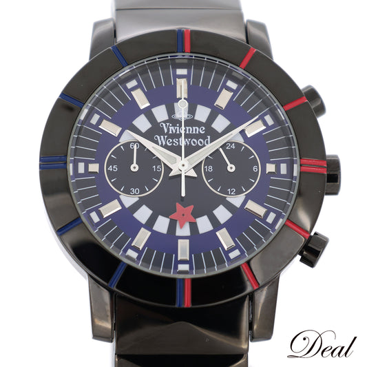 Vivienne Westwood ヴィヴィアンウエストウッド Mウォッチ BLV クロノグラフ VW-2350 メンズ 腕時計