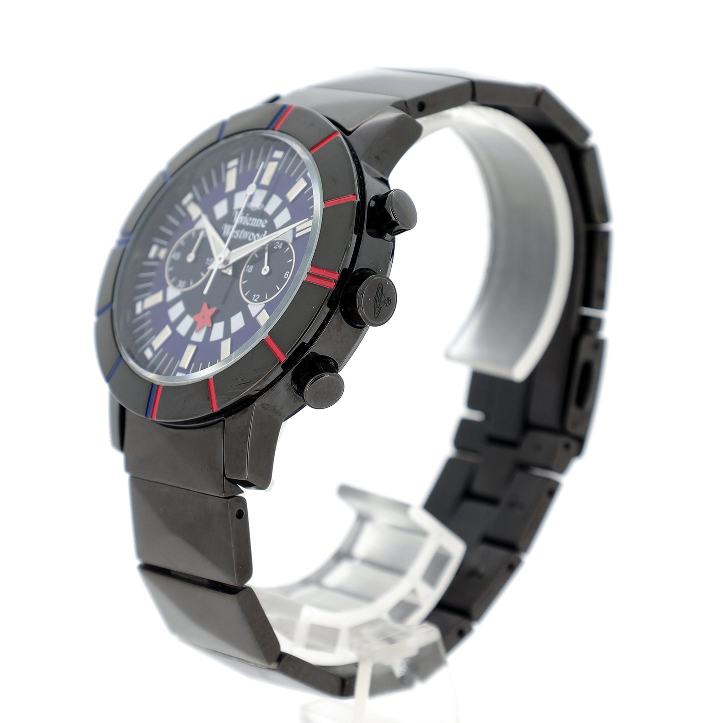 Vivienne Westwood ヴィヴィアンウエストウッド Mウォッチ BLV クロノグラフ VW-2350 メンズ 腕時計