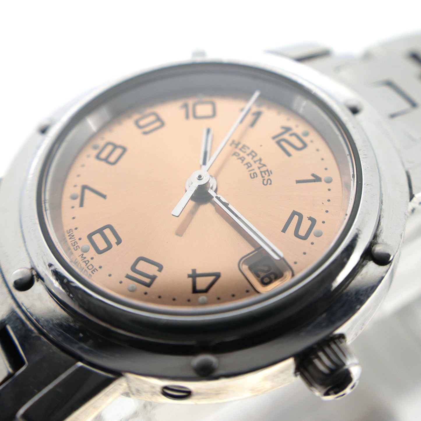 HERMES エルメス クリッパー CL4.210 レディース 腕時計