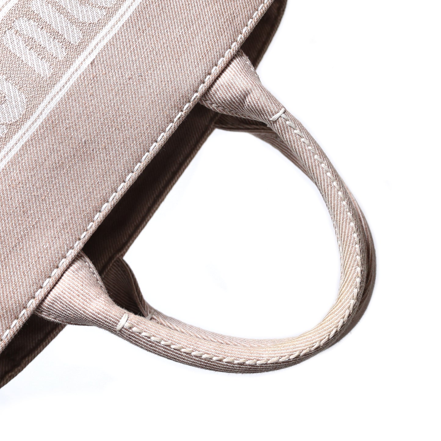 miumiu ミュウミュウ ロゴ デニム スモール 5BA219 ベージュ レディース トートバッグ