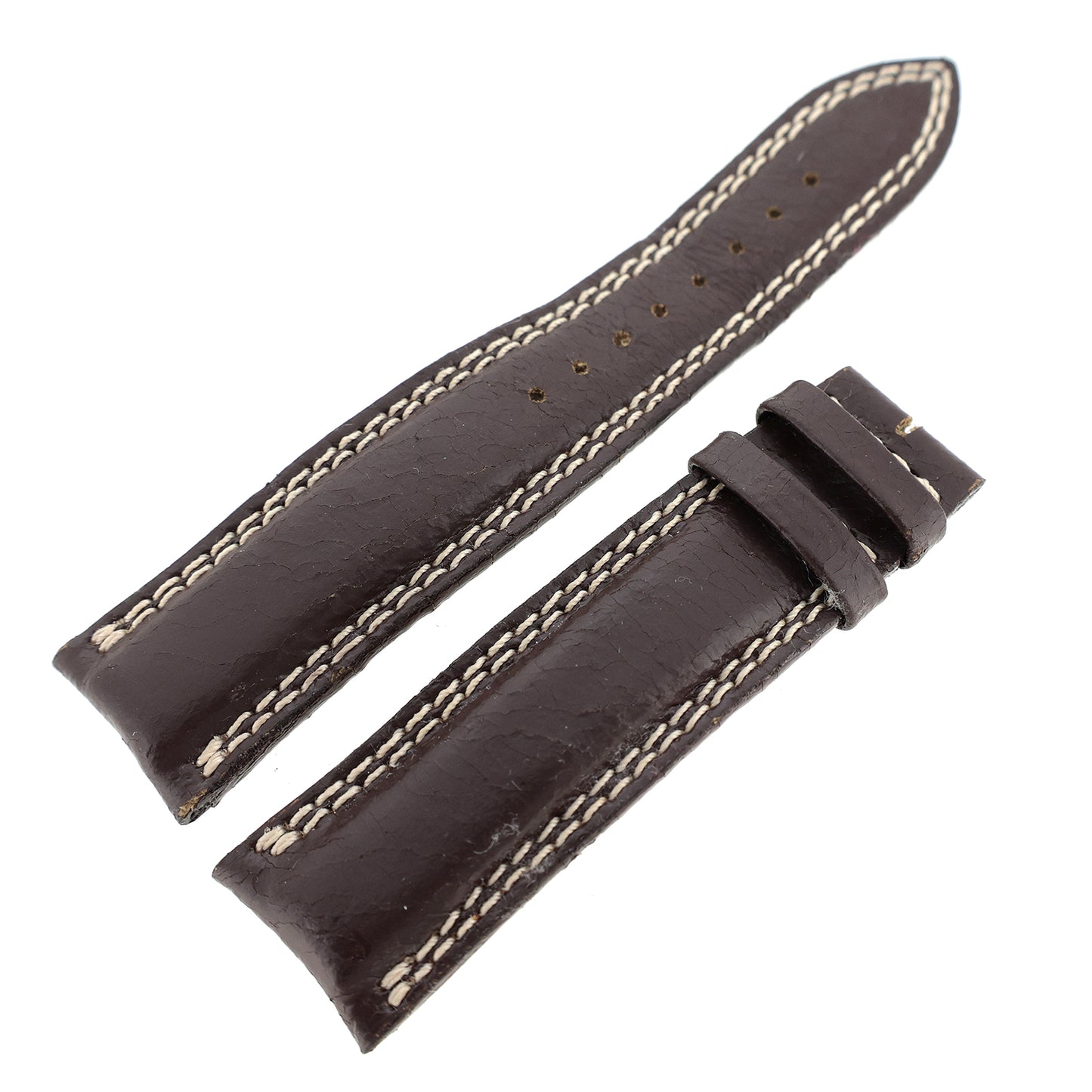 JAEGER LECOULTRE ジャガールクルト 純正 レザーベルト 21mm ブラウン メンズ 時計ベルト