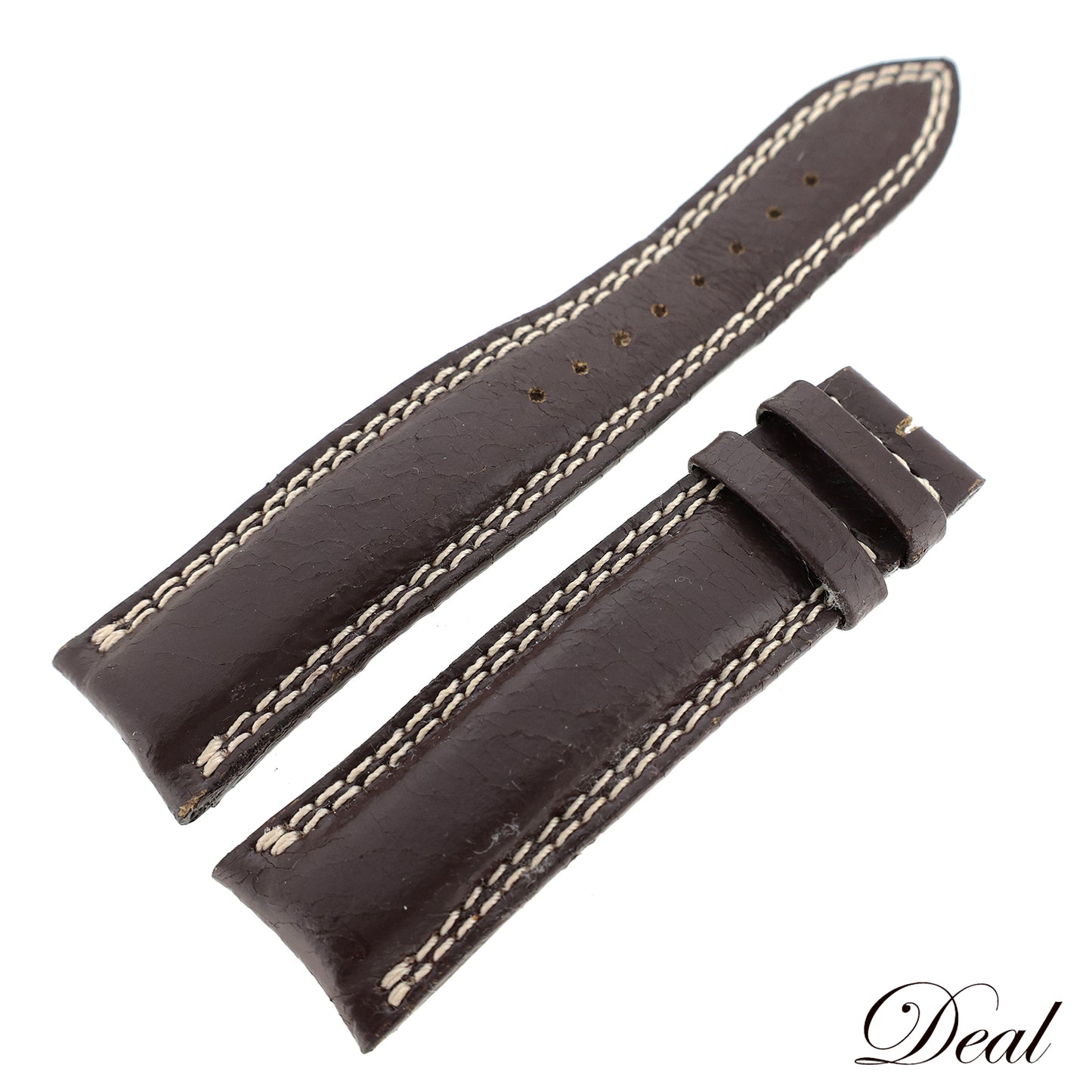 JAEGER LECOULTRE ジャガールクルト 純正 レザーベルト 21mm ブラウン メンズ 時計ベルト