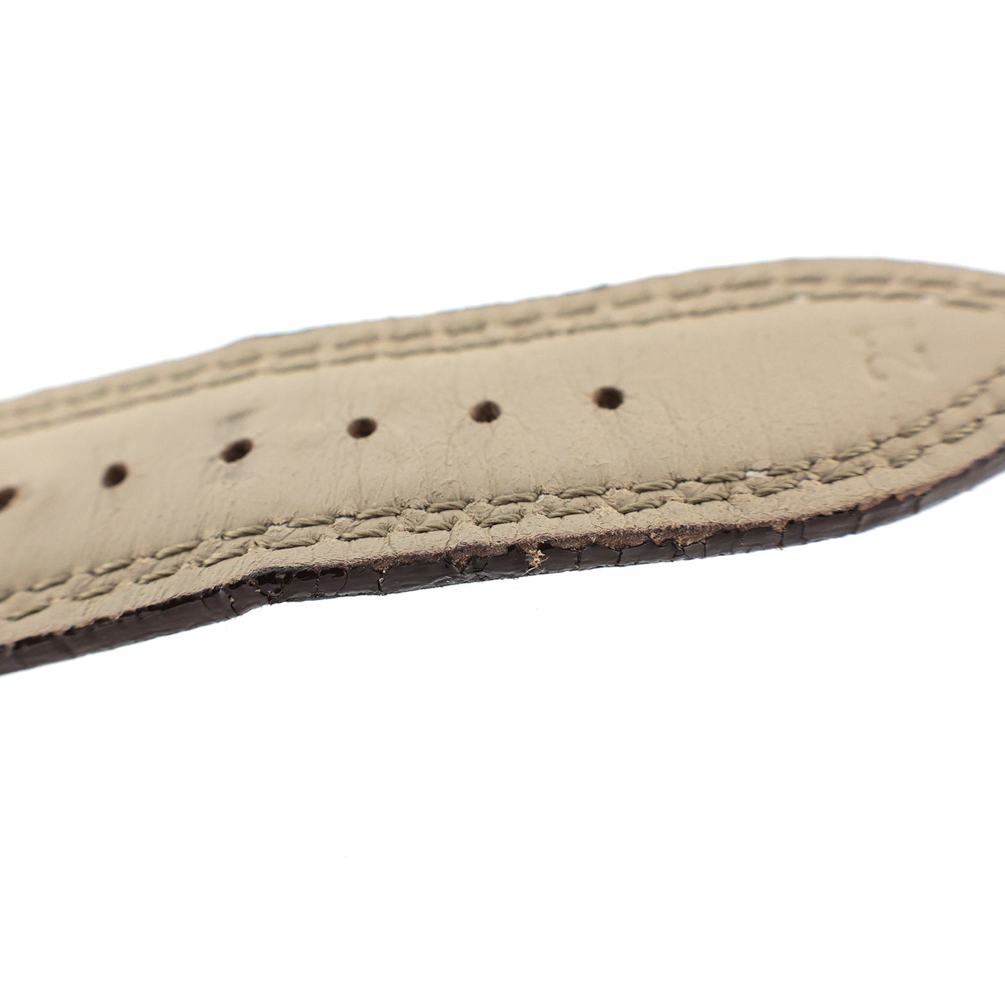 JAEGER LECOULTRE ジャガールクルト 純正 レザーベルト 21mm ブラウン メンズ 時計ベルト