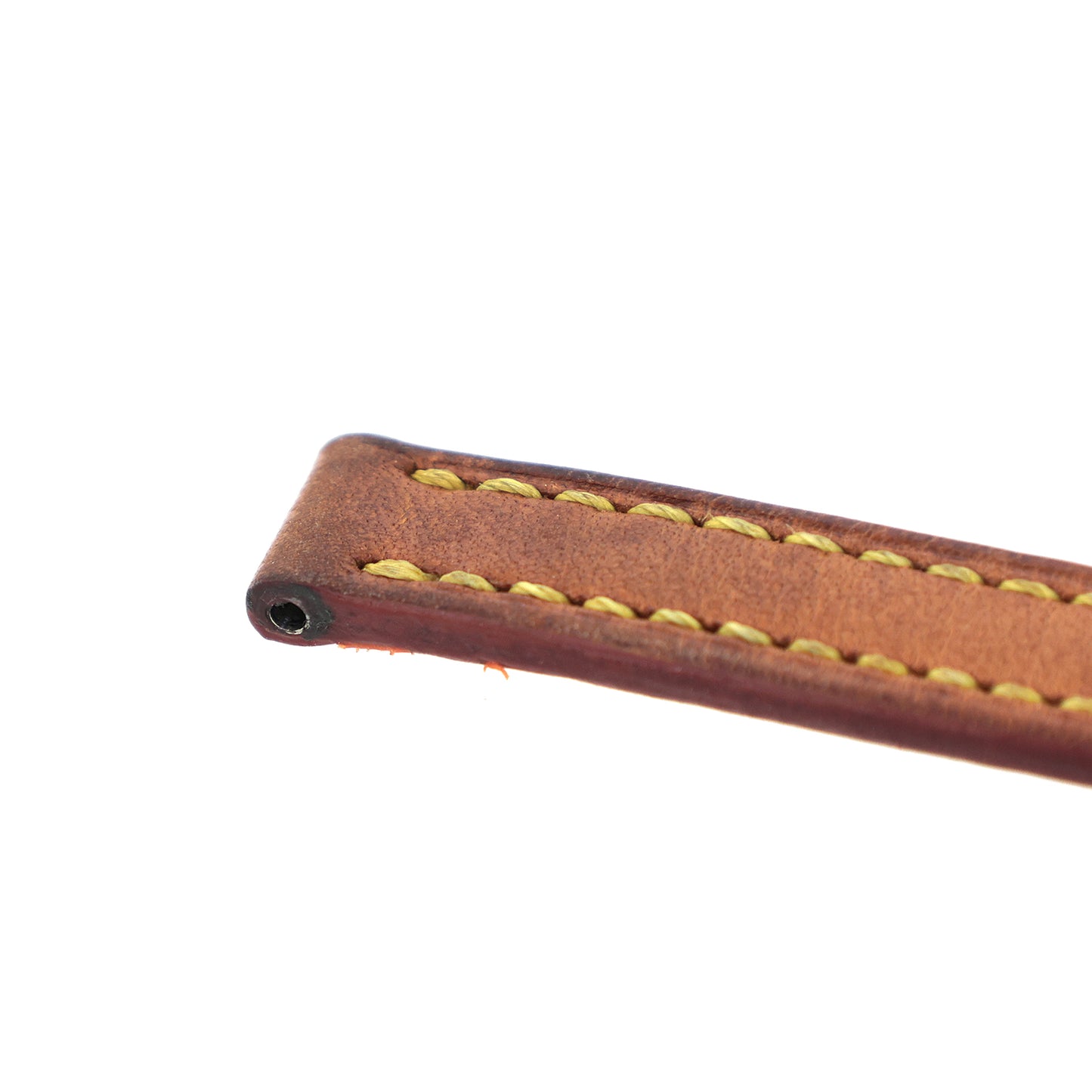 LOUIS VUITTON ルイ・ヴィトン 純正 レザーベルト タンブール トリプルコイルド ストラップ 尾錠付き ブラウン レディース 時計ベルト
LV