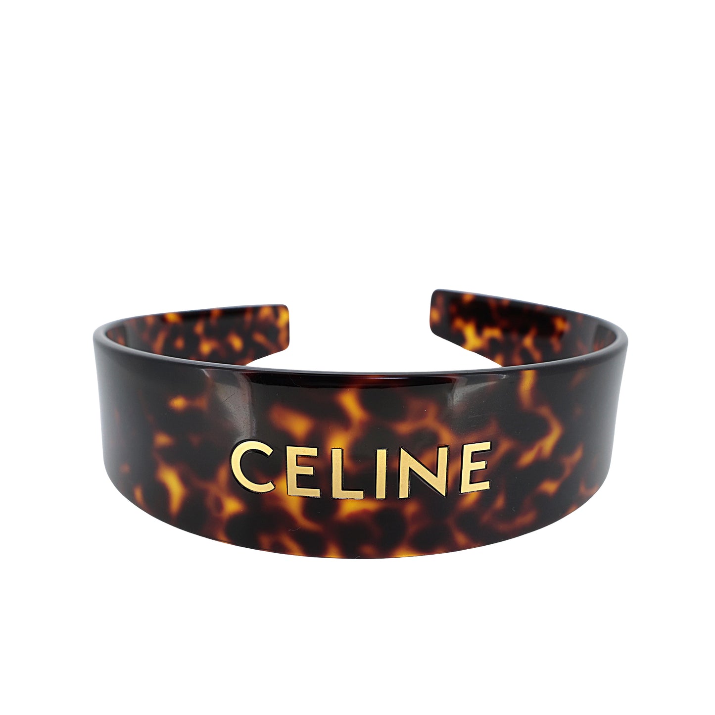 CELINE セリーヌ ロゴ ヘッドバンド 46Y376CEA.19AG ブラウン レディース カチューシャ