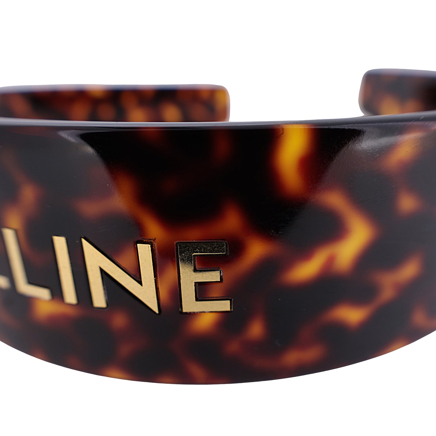 CELINE セリーヌ ロゴ ヘッドバンド 46Y376CEA.19AG ブラウン レディース カチューシャ