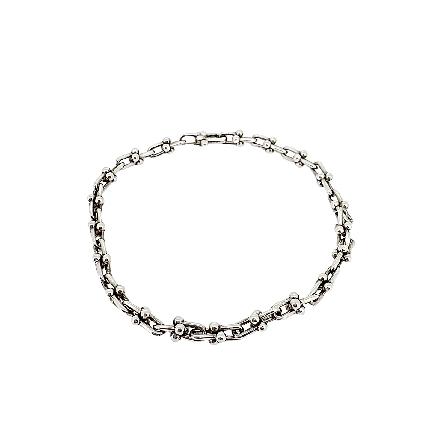 TIFFANY&Co. ティファニー ハードウエア マイクロ リンク スターリングシルバー シルバー レディース ブレスレット