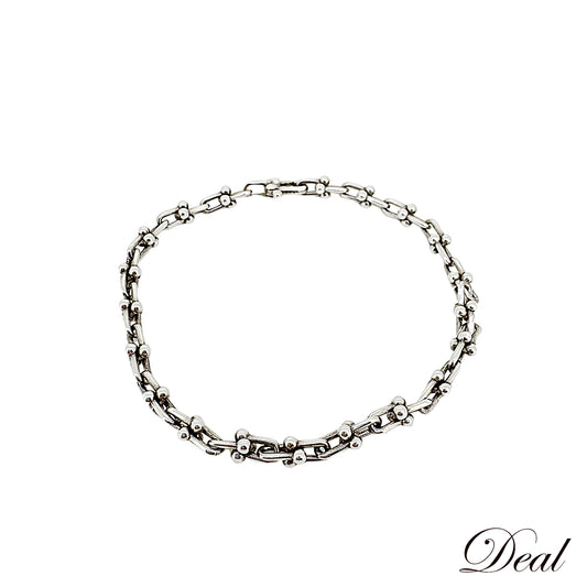 TIFFANY&Co. ティファニー ハードウエア マイクロ リンク スターリングシルバー シルバー レディース ブレスレット