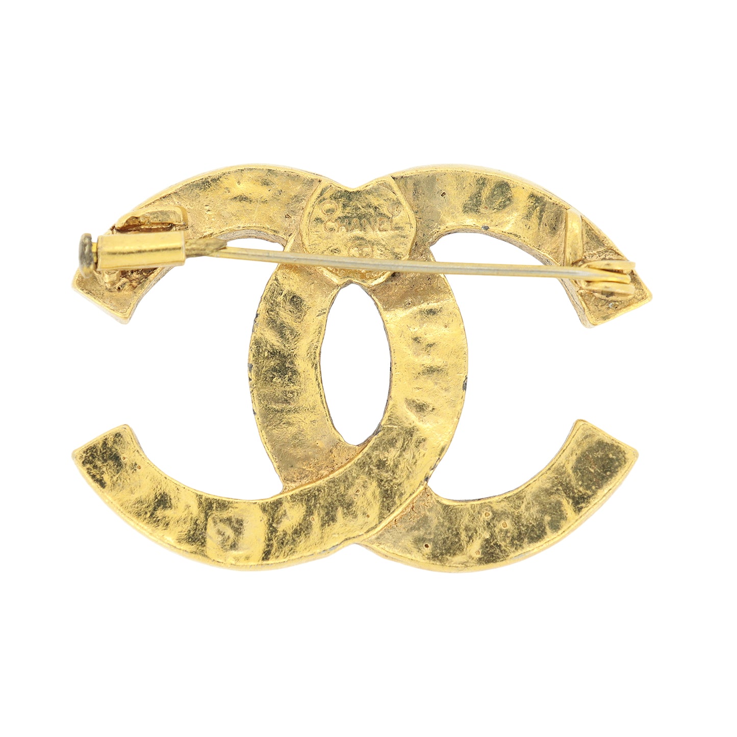 CHANEL シャネル ココマーク　ラインストーン ゴールド レディース ブローチ