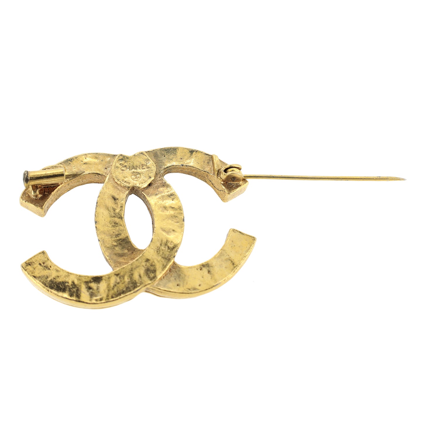 CHANEL シャネル ココマーク　ラインストーン ゴールド レディース ブローチ