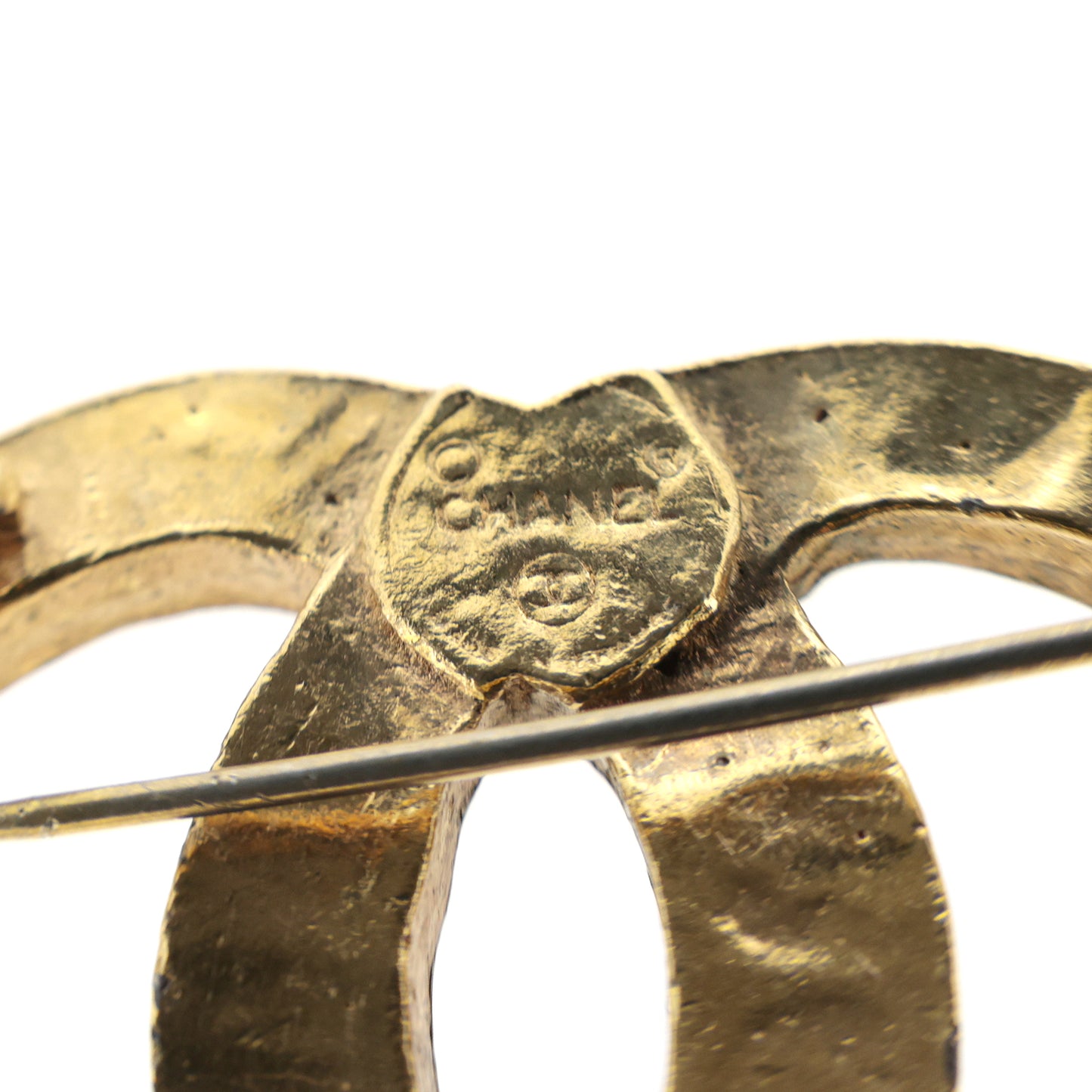 CHANEL シャネル ココマーク　ラインストーン ゴールド レディース ブローチ