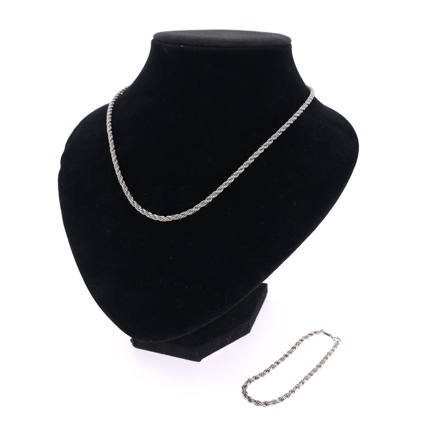 TIFFANY&Co. ティファニー ツイスト ロープ チェーン 3WAYブレスレット シルバー メンズ ネックレス