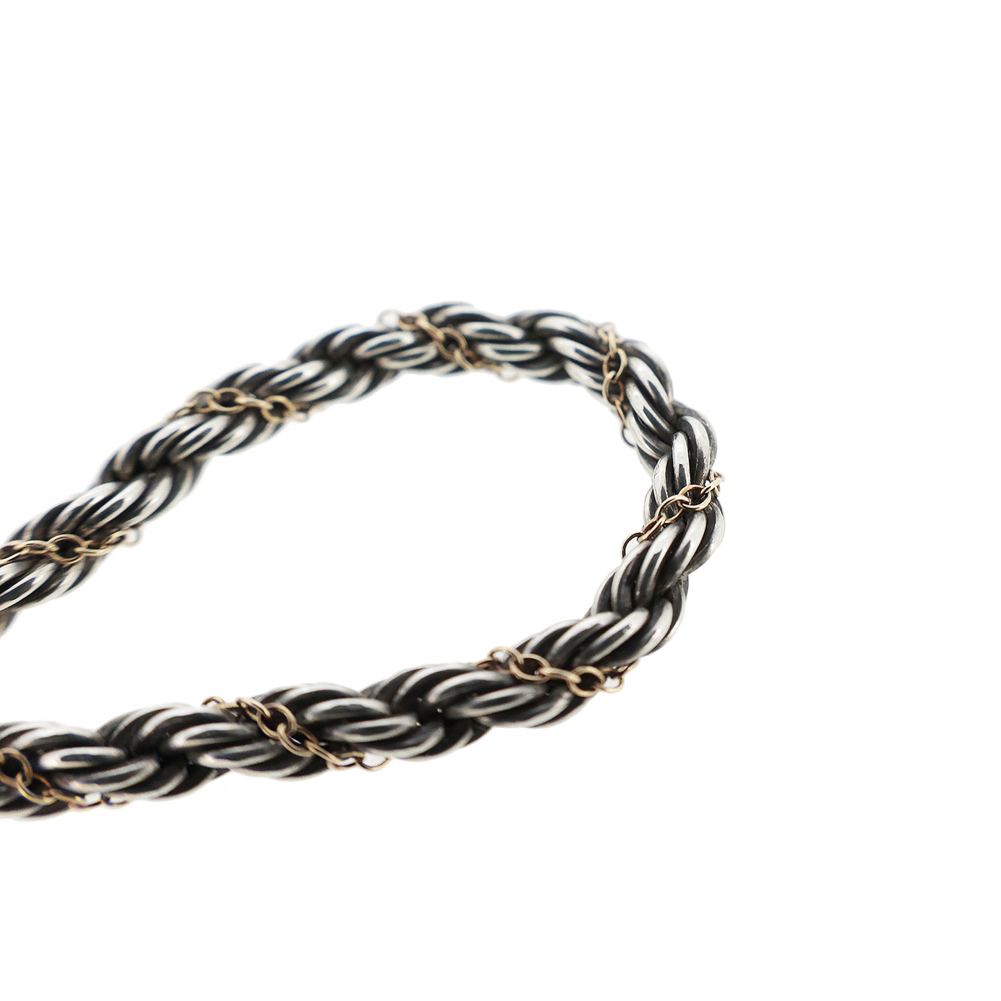 TIFFANY&Co. ティファニー ツイスト ロープ チェーン 3WAYブレスレット シルバー メンズ ネックレス