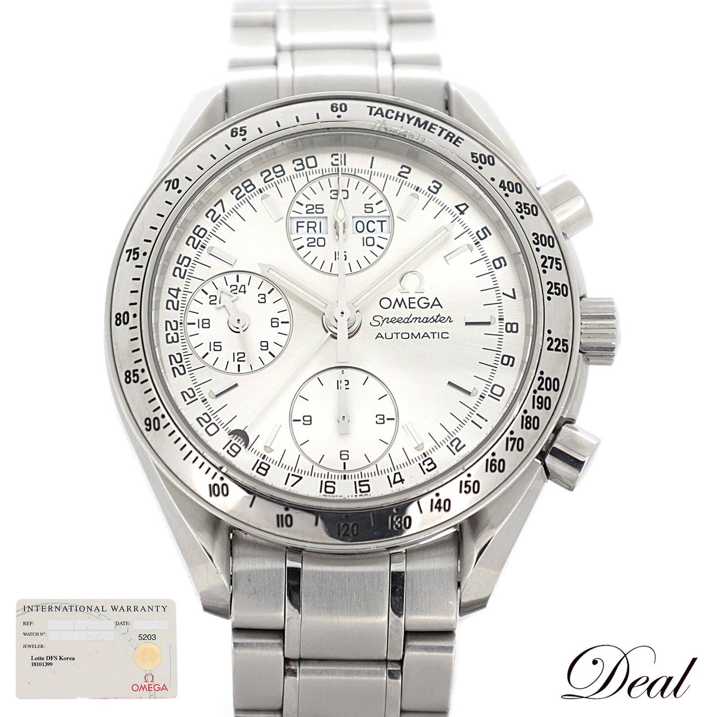 OMEGA オメガ スピードマスター デイデイト トリプルカレンダー 3523.30 メンズ 腕時計