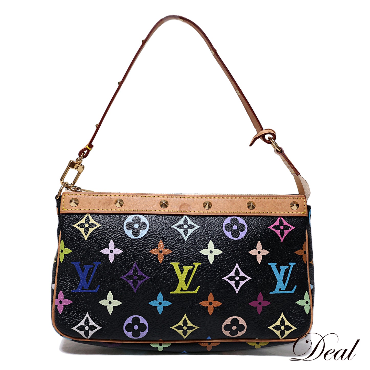 LOUIS VUITTON ルイ・ヴィトン マルチカラー ポシェット アクセソワール M92648 ブラック レディース ハンドバッグ
LV