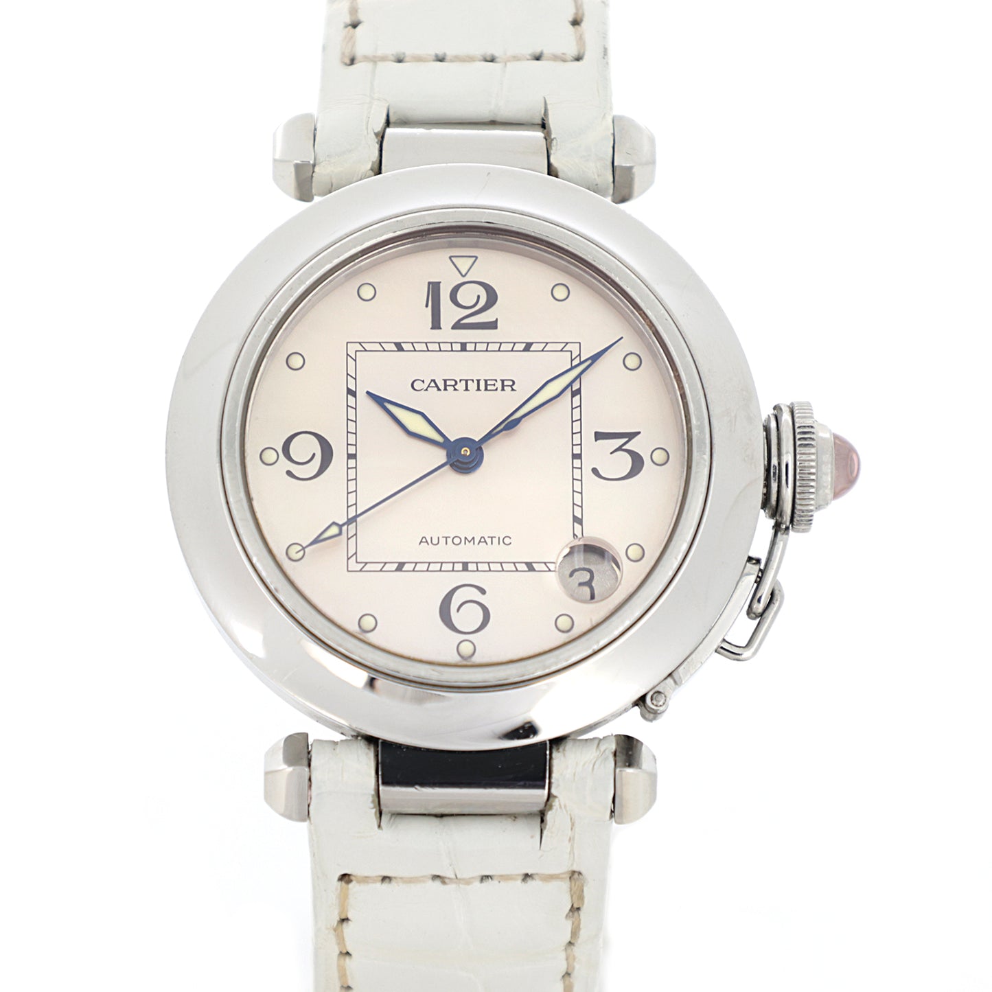 Cartier カルティエ パシャC 2003年クリスマス限定 W3106499 ピンクシェル ユニセックス レディース 腕時計