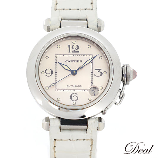 Cartier カルティエ パシャC 2003年クリスマス限定 W3106499 ピンクシェル ユニセックス レディース 腕時計