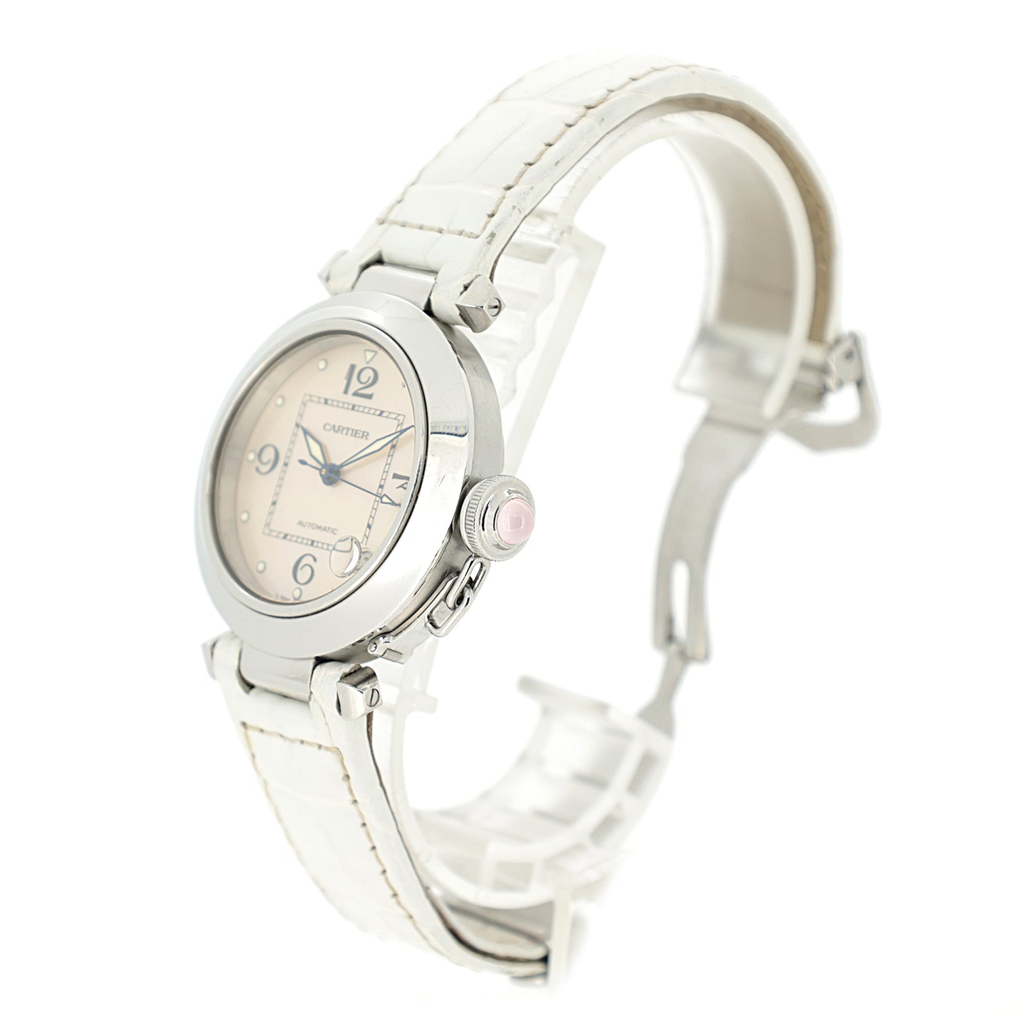 Cartier カルティエ パシャC 2003年クリスマス限定 W3106499 ピンクシェル ユニセックス レディース 腕時計