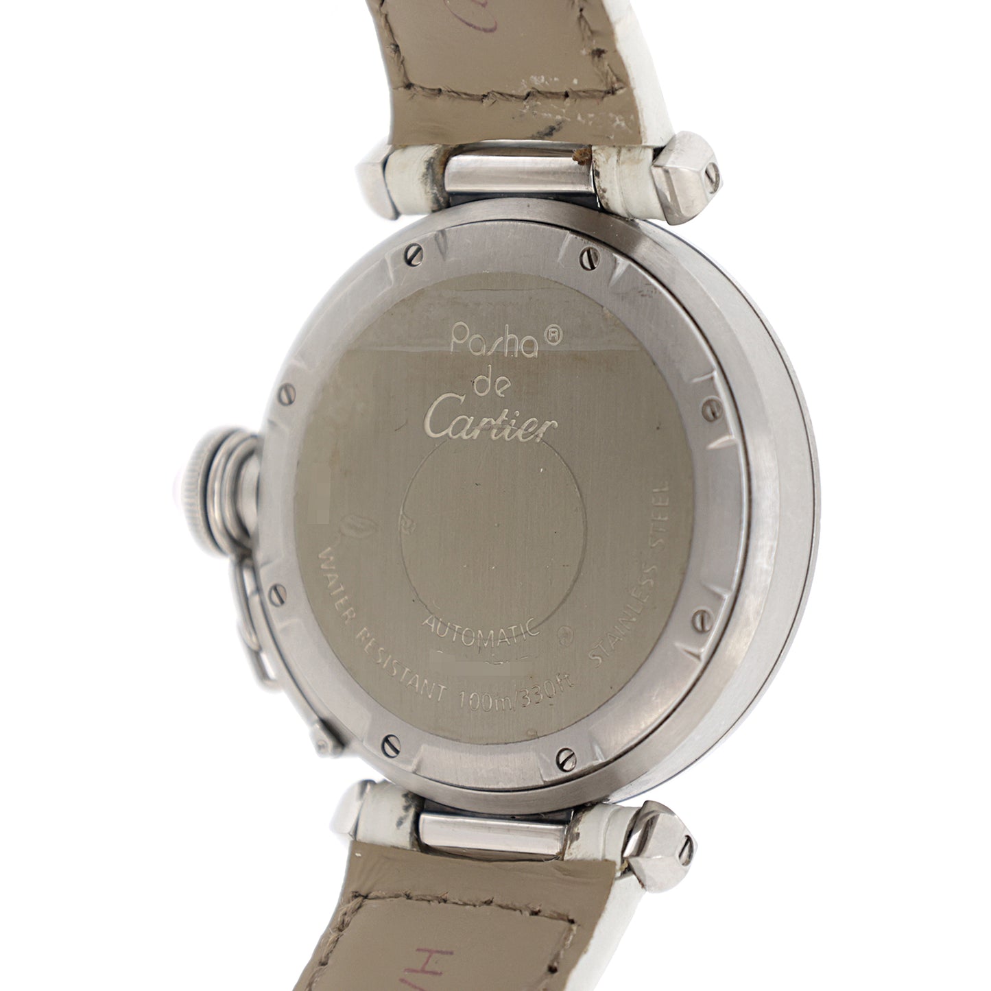 Cartier カルティエ パシャC 2003年クリスマス限定 W3106499 ピンクシェル ユニセックス レディース 腕時計